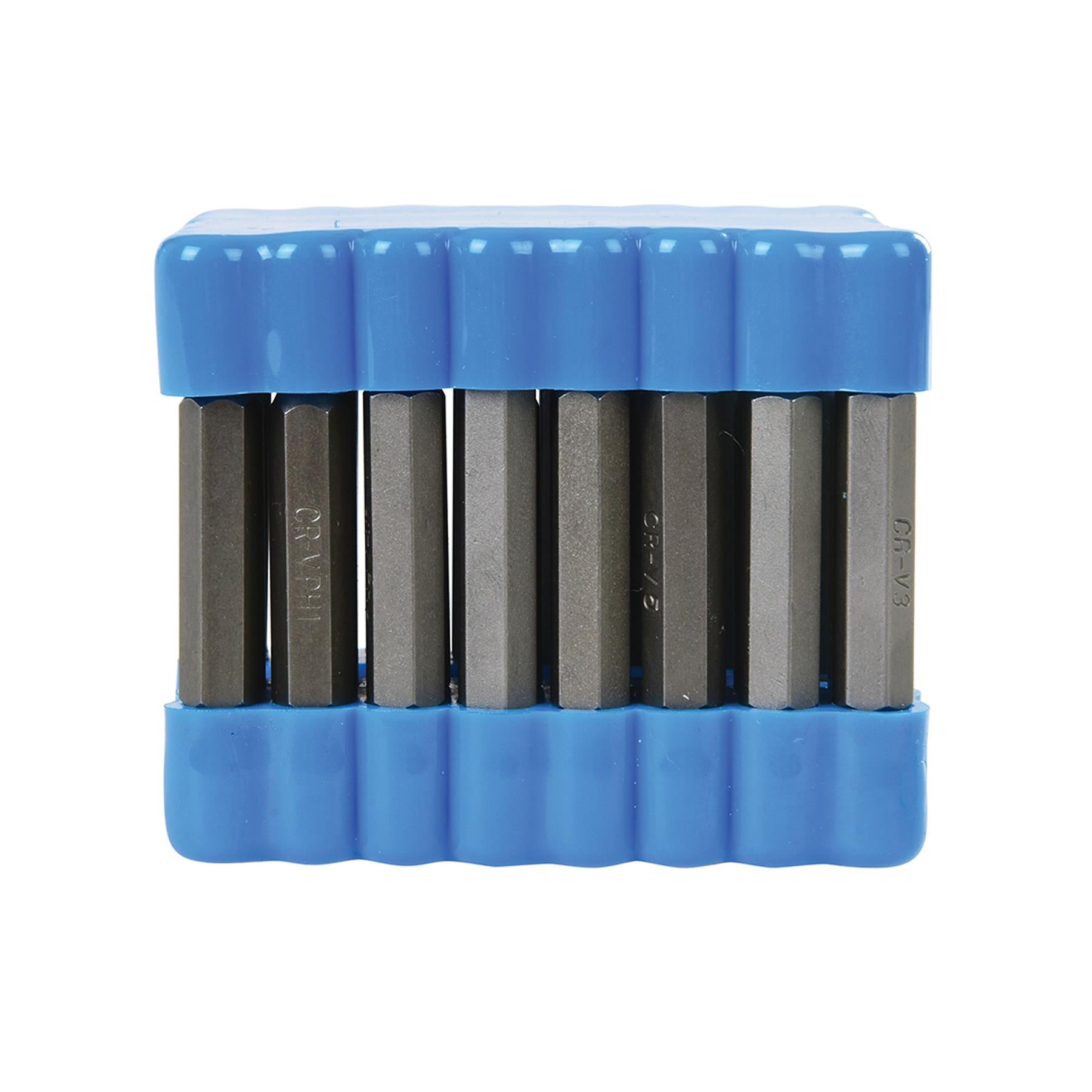 33 Pce Screwdriver Bit Set 50mm Chrome Vanadium 5 X Slotted, Bit Holder And Case