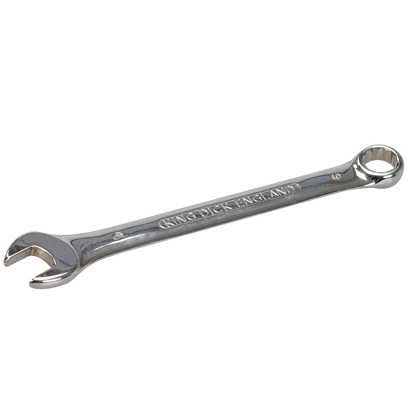 King Dick metric 9 MM polished chrome combination spanner wrenches spanners