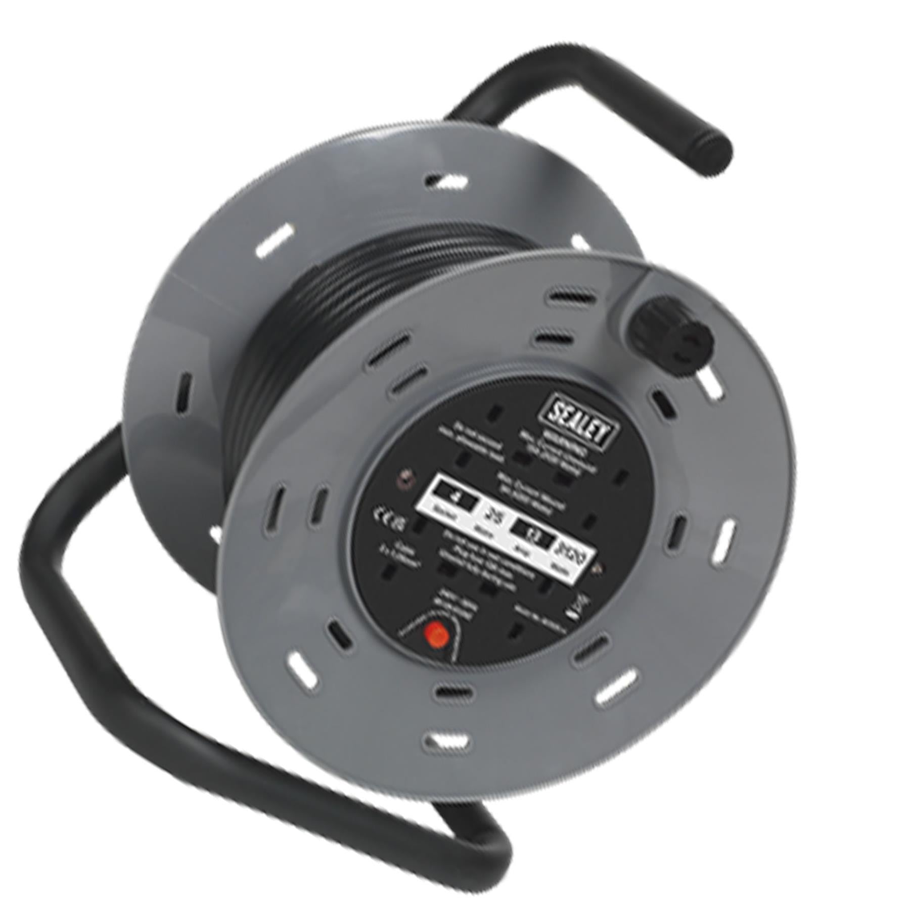 Cable Reel 25m 4 x 230V 1.25mm² Thermal Trip