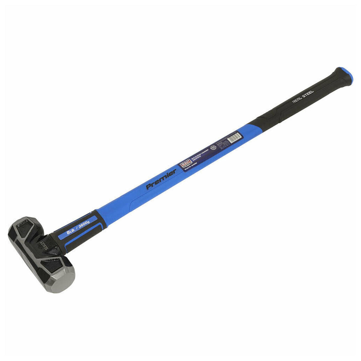 Sealey Sledge Hammer with Fibreglass Shaft 8lb