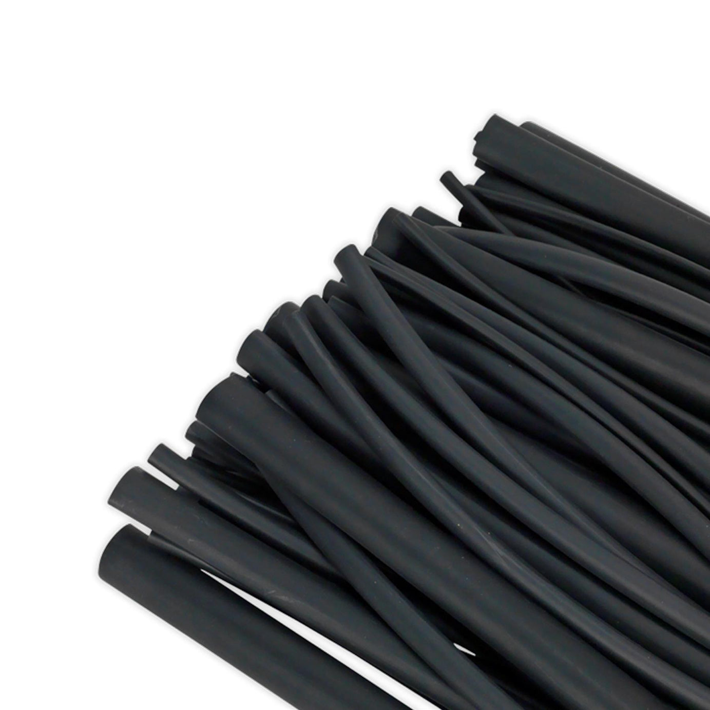 Sealey Heat Shrink Tubing Assortment 72pc Blk Adhesive Lined 200mm