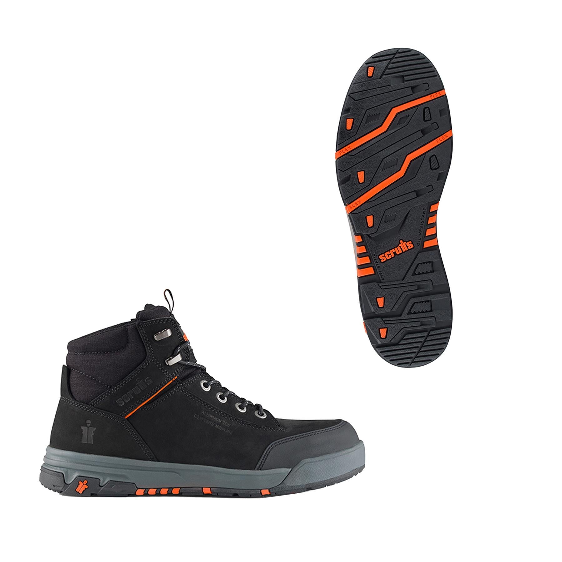 Scruffs Switchback 3 Safety Boots Black Size 11 / 46 water-resistant