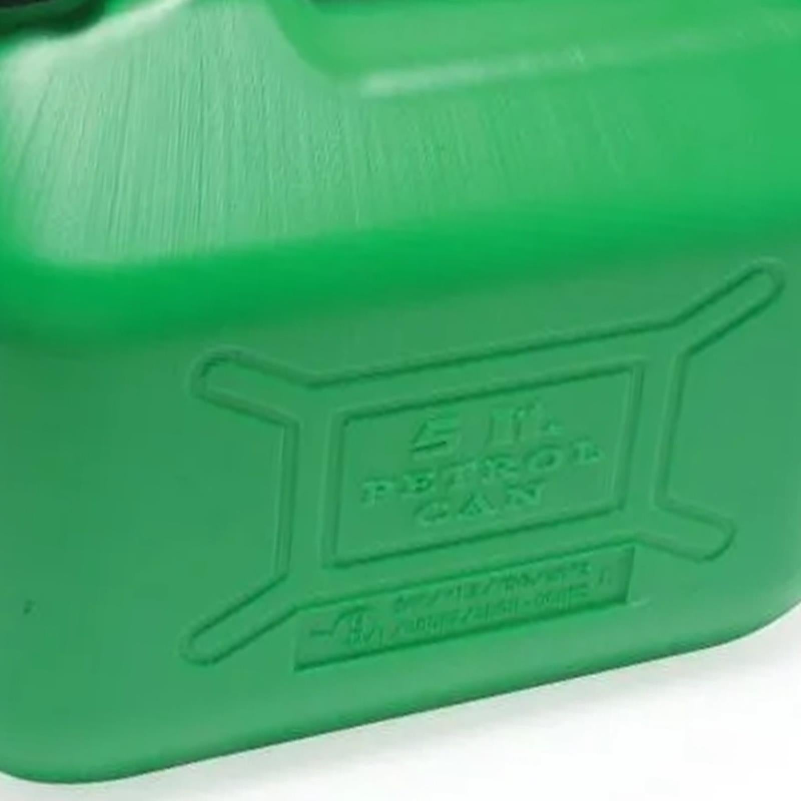 Durable 5L Green Plastic Fuel Can