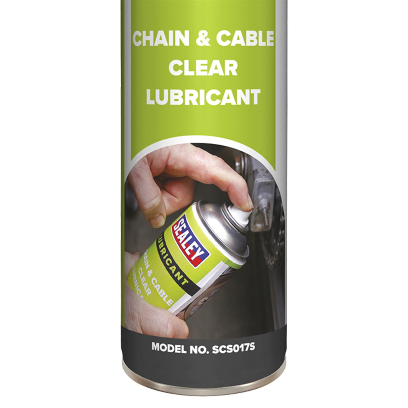 Sealey Chain & Cable Clear Lubricant 500ml Pack of 6
