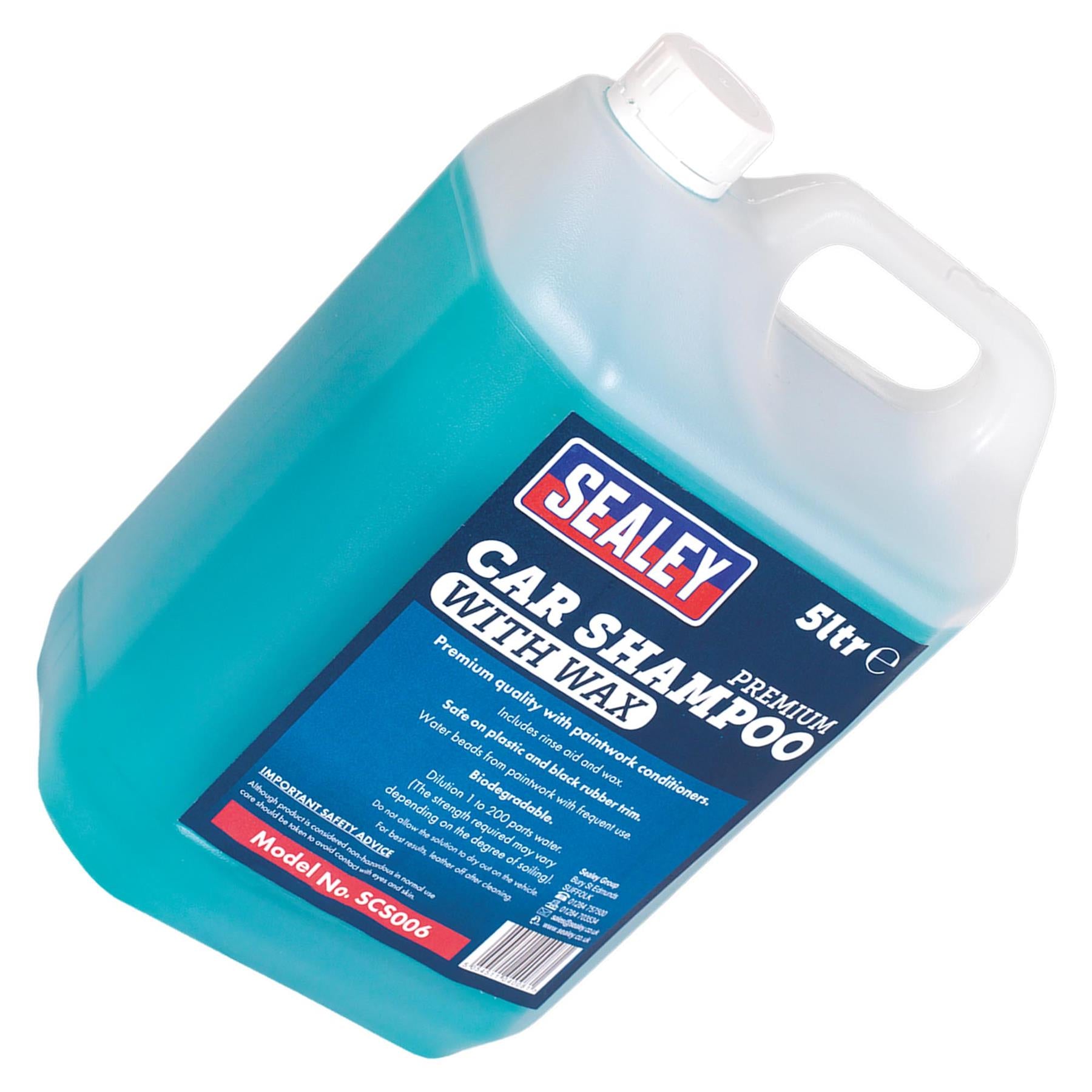 Sealey Car Shampoo Premium with Wax 5L