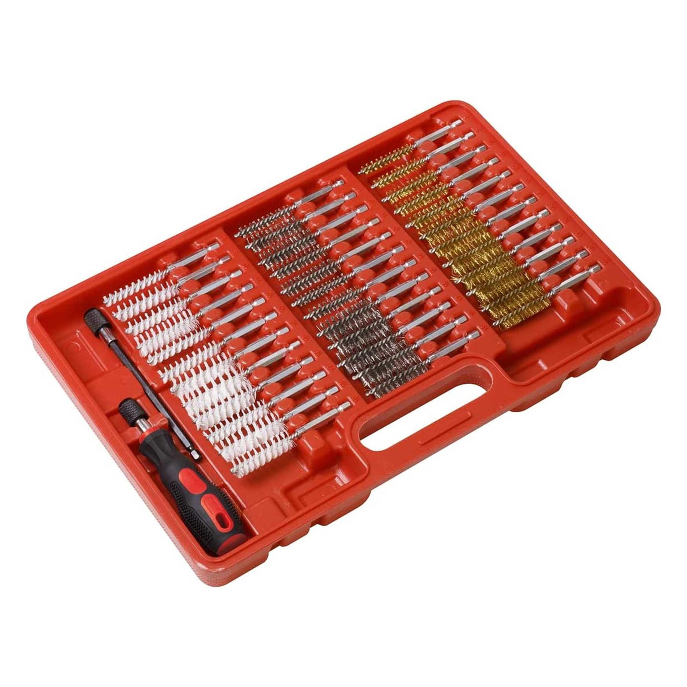 Sealey 38pc Cleaning Brush Set Injector Bore