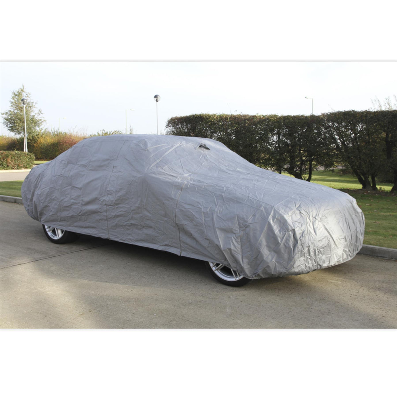 CCEL Sealey Car Cover Lightweight Large 4300 x 1690 x 1220mm [Vehicle Covers]