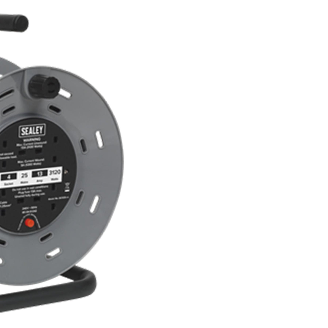 Cable Reel 25m 4 x 230V 1.25mm² Thermal Trip