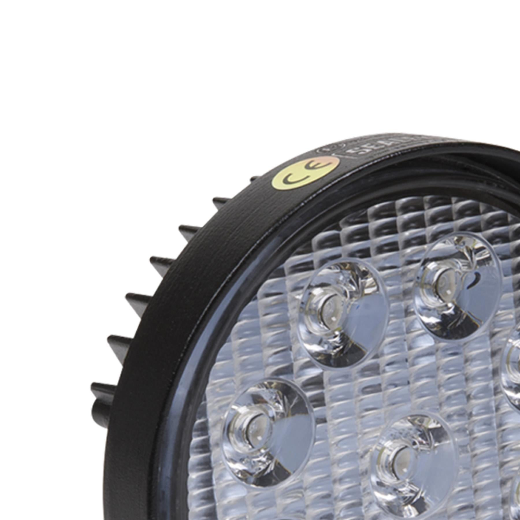 Sealey Round Work Light with Magnetic Base 27W LED