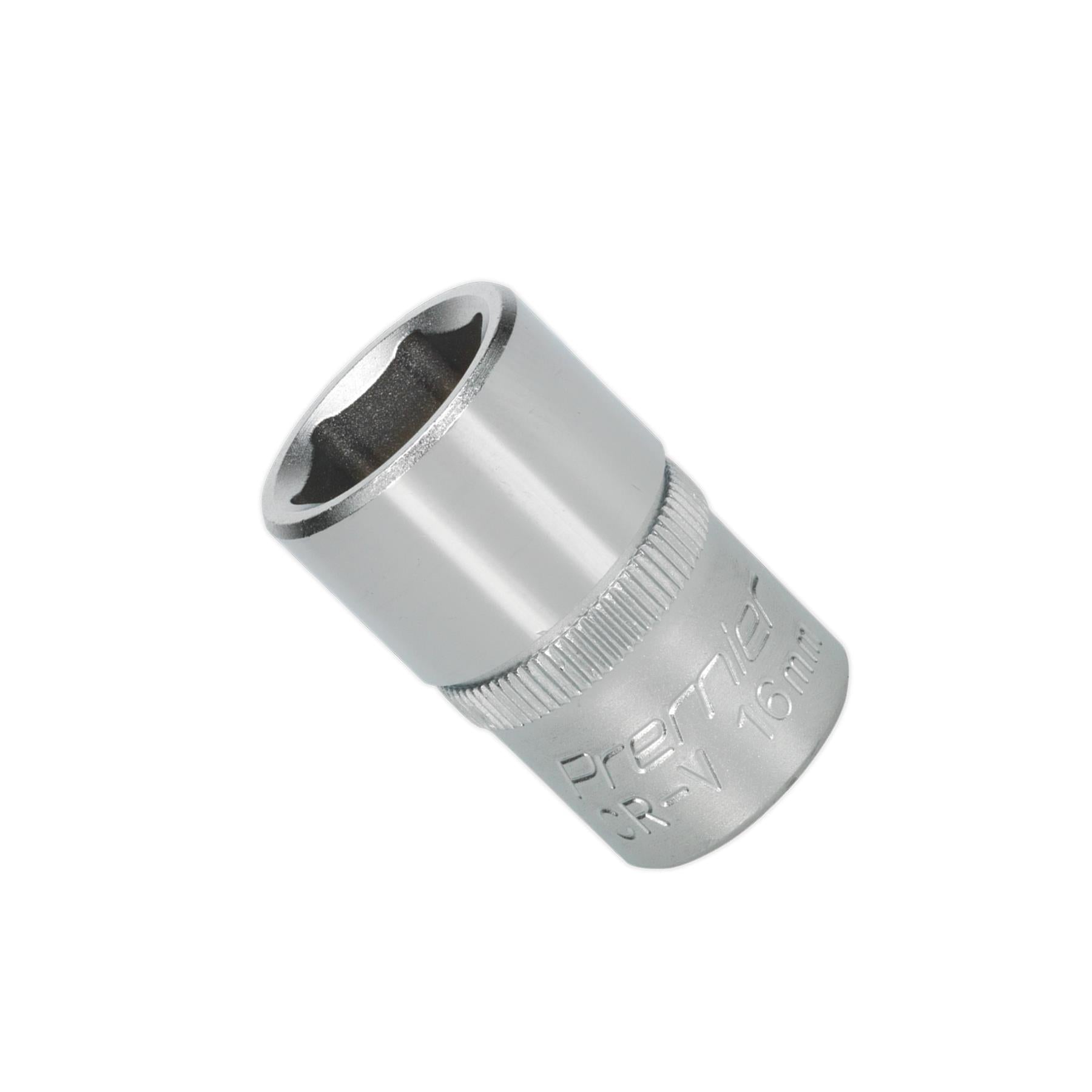 Sealey WallDrive Socket 16mm 1/2"Sq Drive Chrome Vanadium Steel