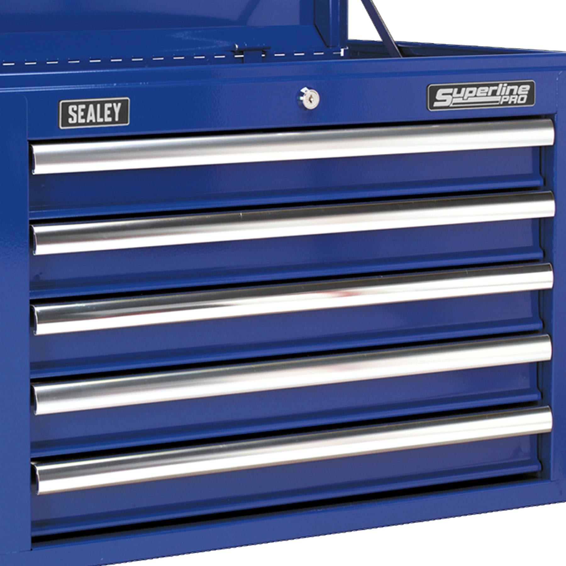 Sealey Topchest 5 Drawer with Ball Bearing Slides - Blue