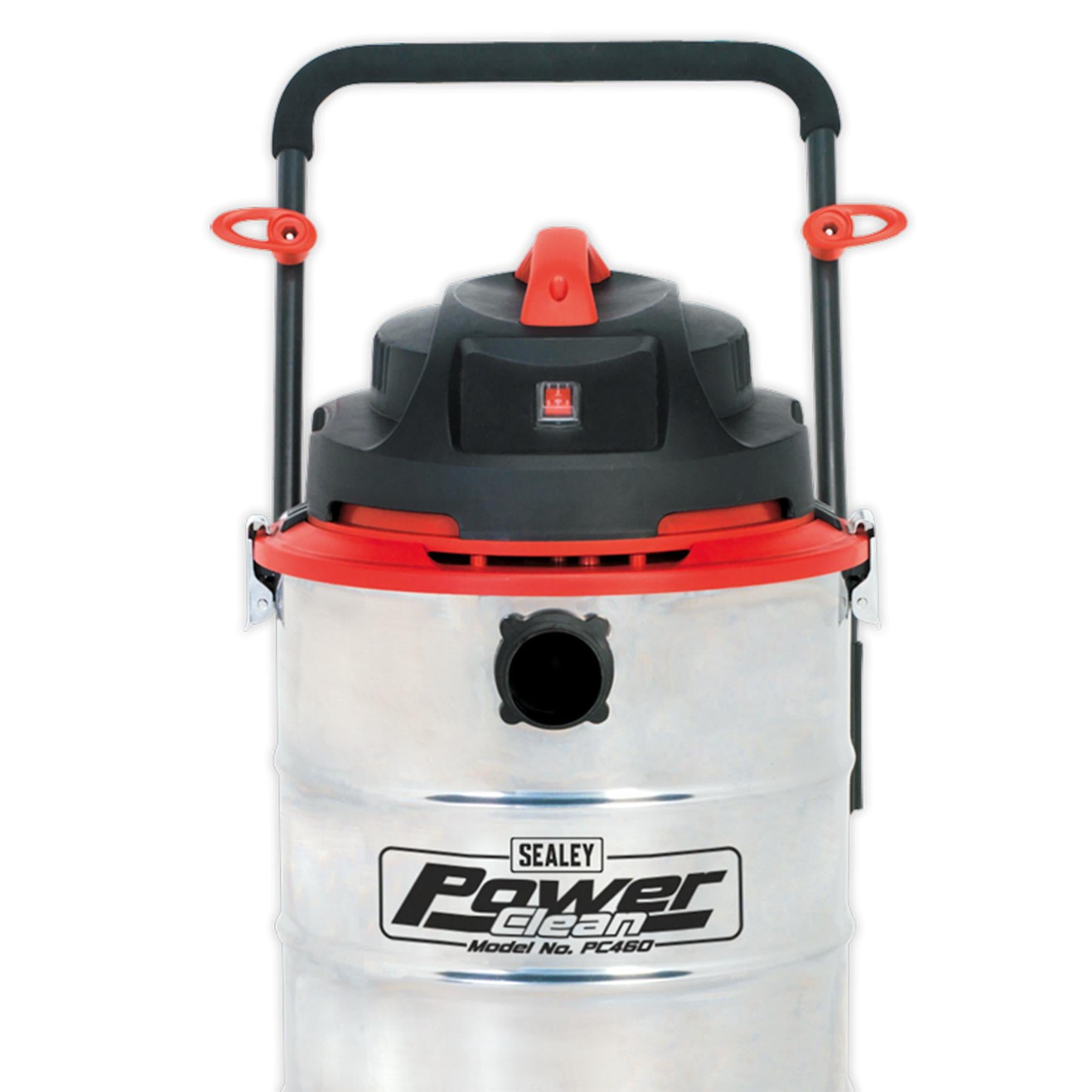 Sealey Vacuum Cleaner Wet & Dry 60L Stainless Drum 1600W/230V