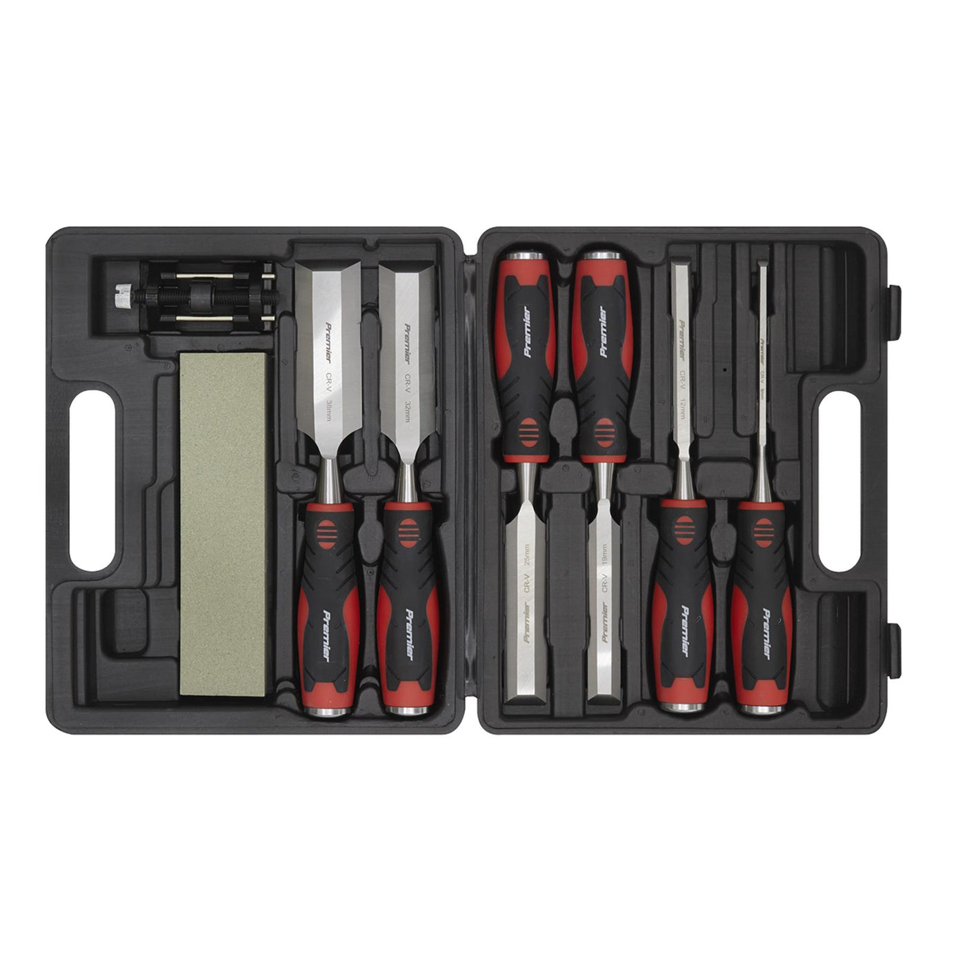 Sealey Hammer-Thru Wood Chisel 8pc Set