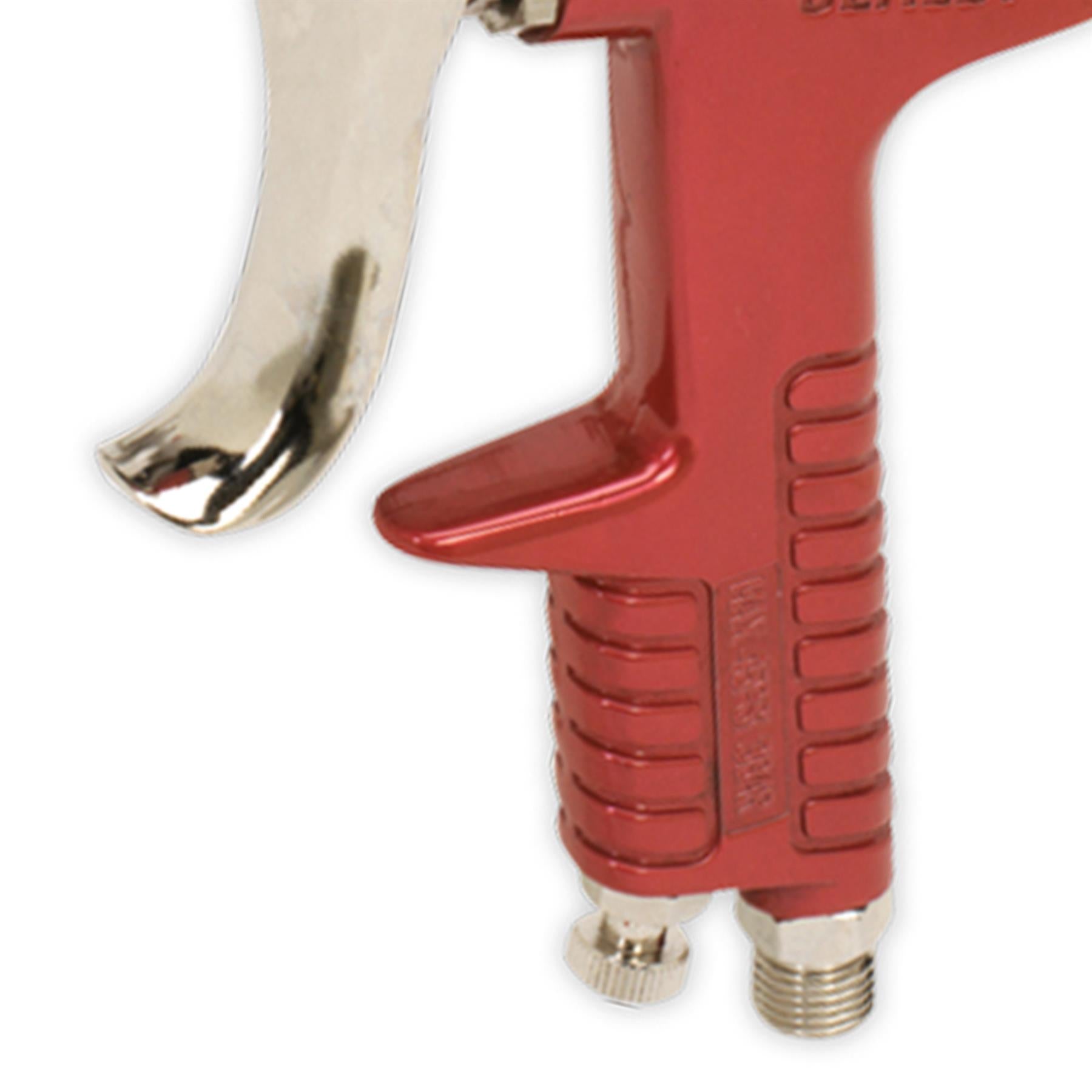 Sealey HVLP Gravity Fed Spray/Paint/Lacquer/Primer Gun 1.3mm Set-Up