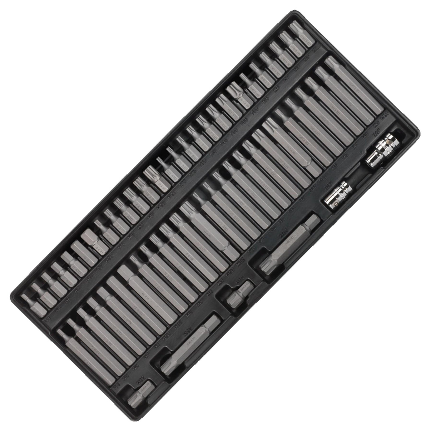 Sealey Tool Tray with Security TRX-Star/Hex/Ribe/Spline Bit Set 60p