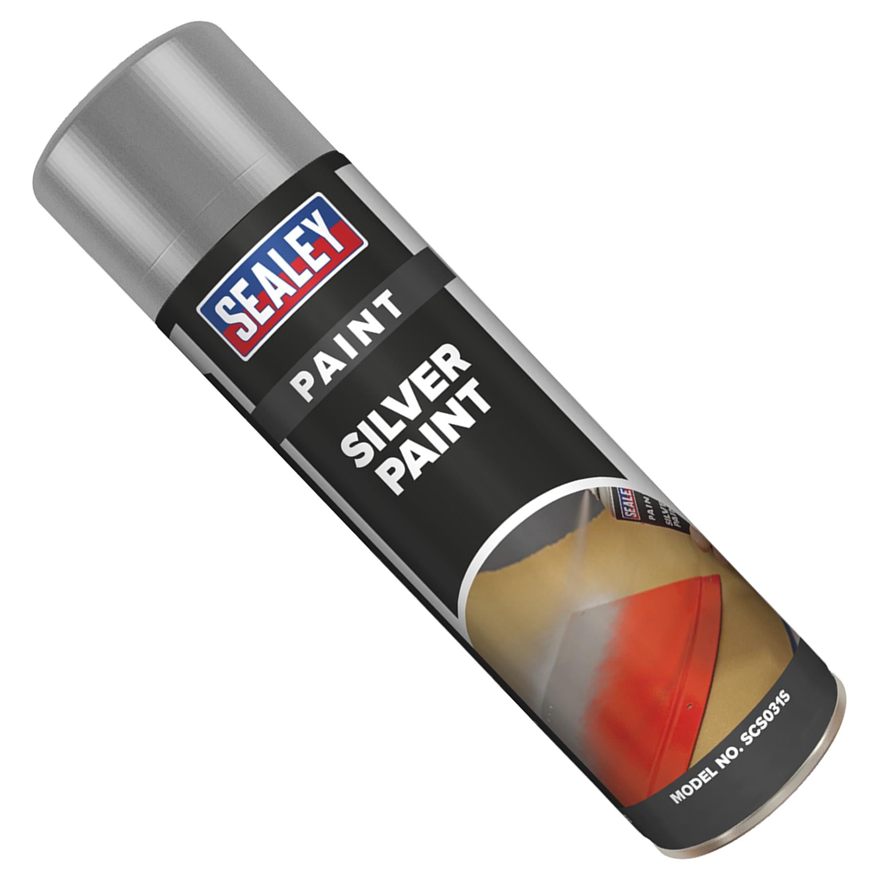 Sealey Silver Paint 500ml Single