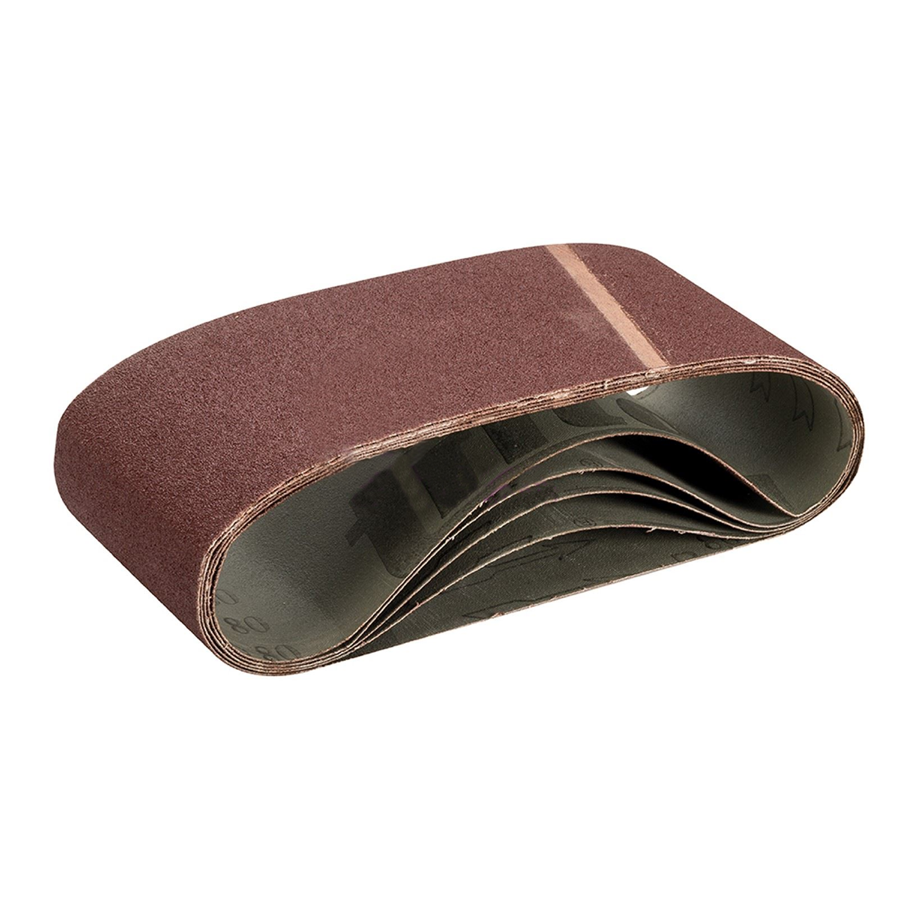80 Grit Sanding Belts 100 X 610mm 5Pk Sanding Belts High Quality Aluminium