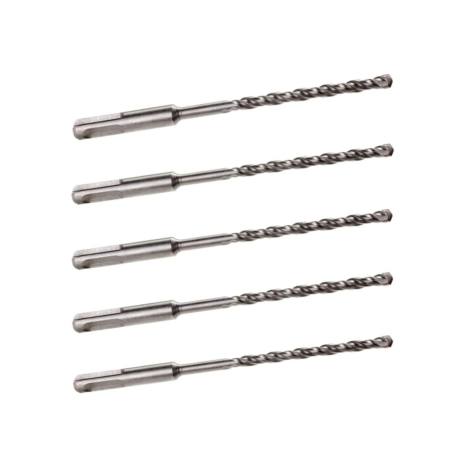 5 x SDS+ PLUS MASONRY DRILL BIT 4 x 160mm, TUNGSTEN CARBIDE TIP, FOR STONE CONCRETE BRICK