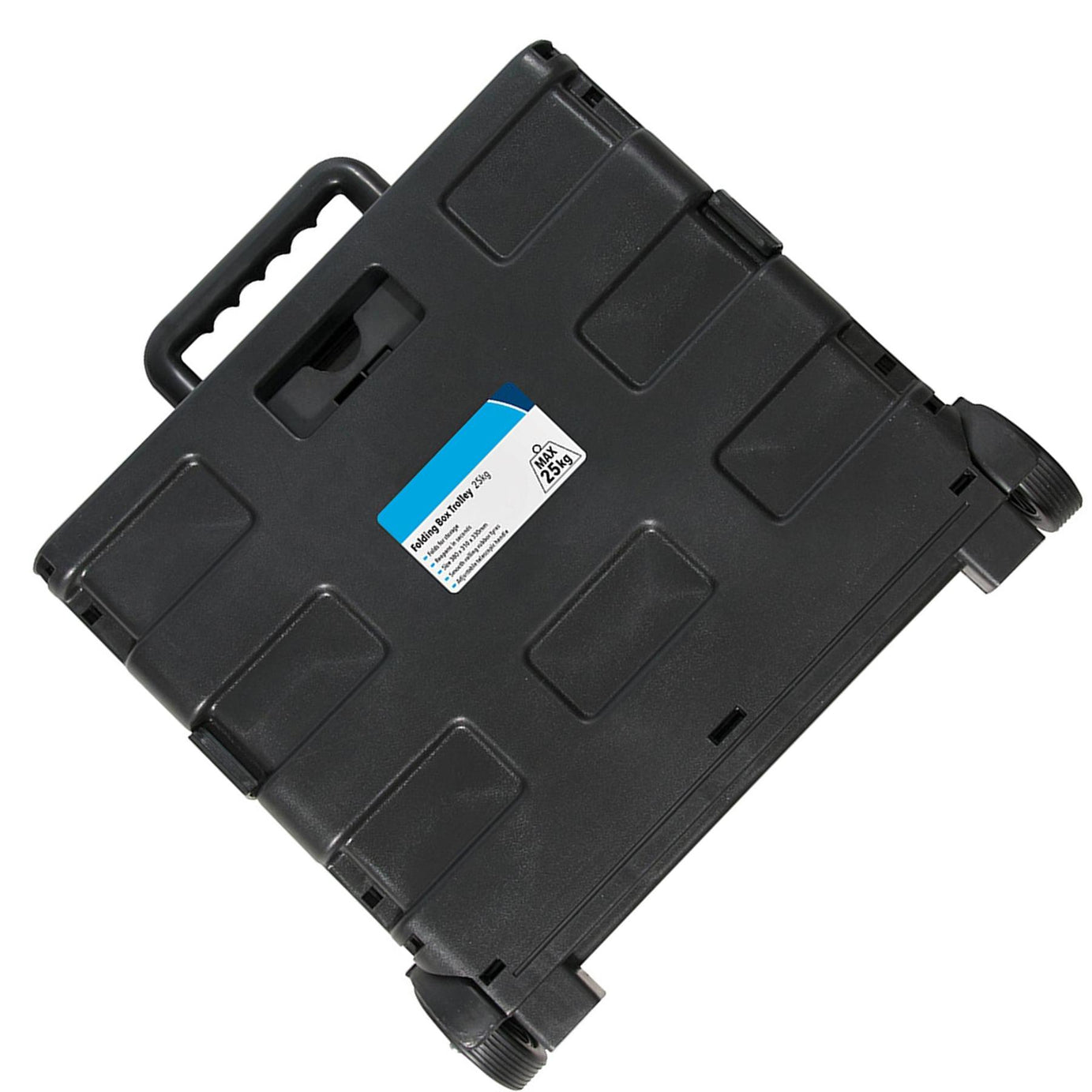 Folding Box Trolley 25Kg Transport Storage Office Warehouse Van Camping