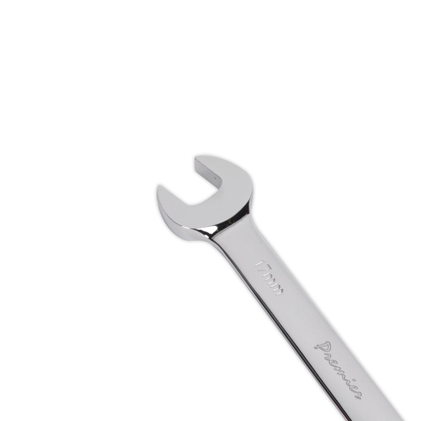 Sealey Ratchet Combination Spanner 17mm Chrome Vanadium Steel