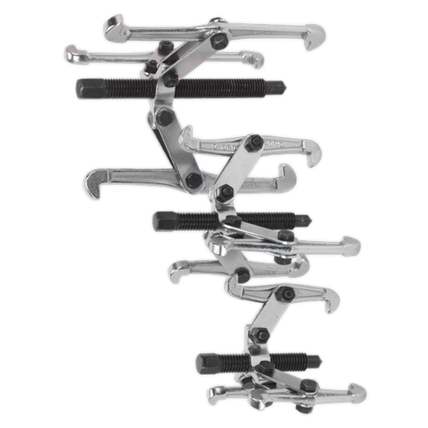 Sealey 3pc Triple Leg Gear Reversible Puller Set
