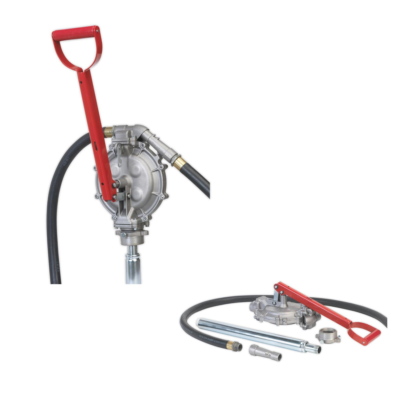 Sealey Double Diaphragm Fuel Transfer Pump Heavy-Duty Die-Cast Aluminium