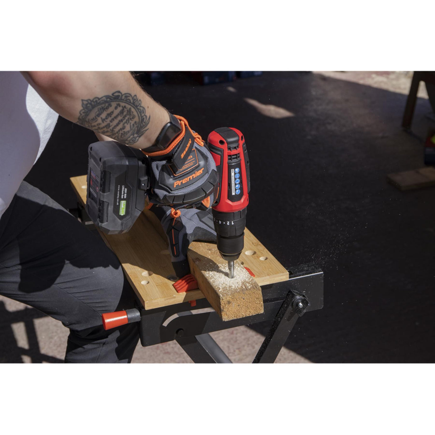 Sealey Hammer Drill/Driver Ø13mm 20V - Body Only
