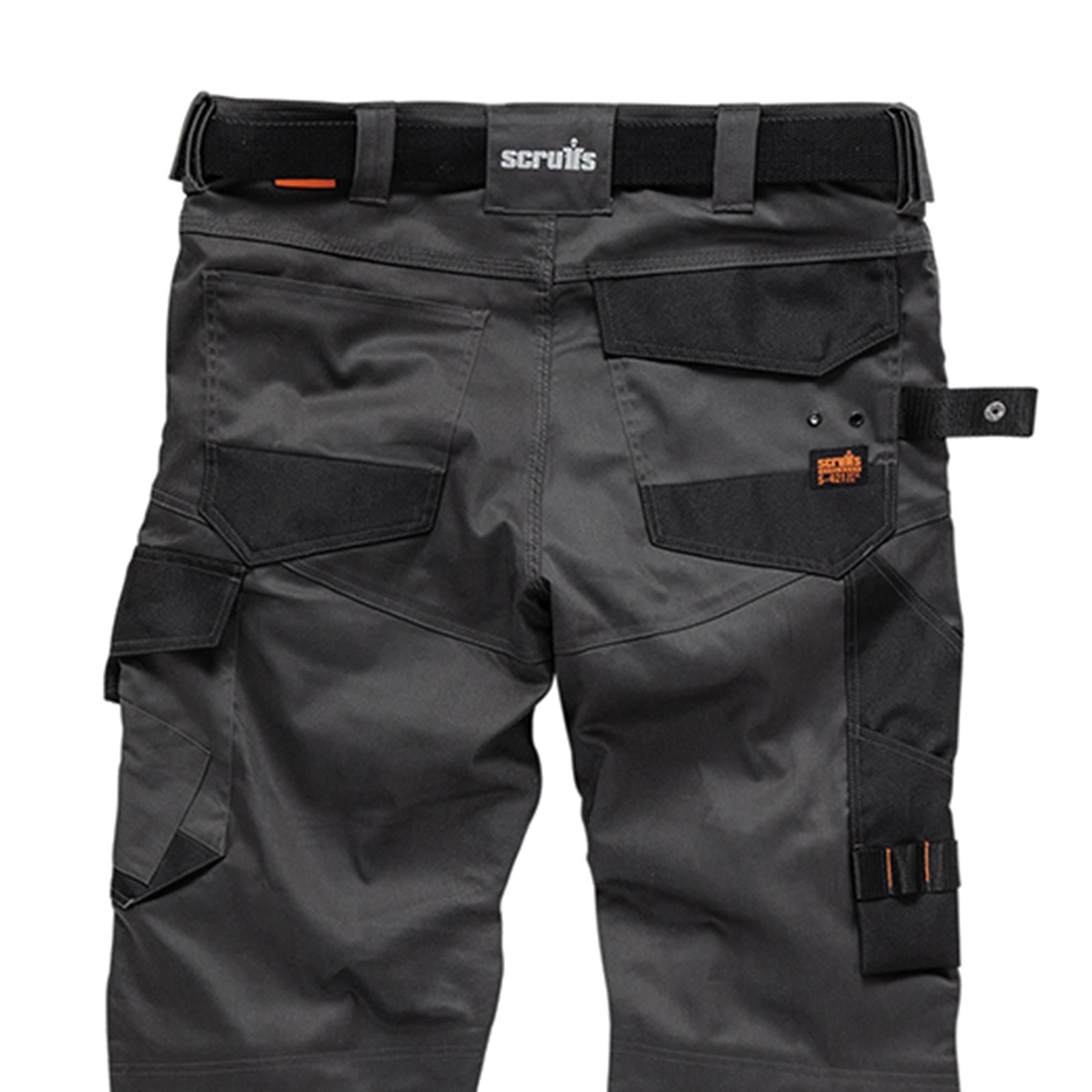 Scruffs Pro Flex Work Trouser Graphite Trade Worker 34" Large