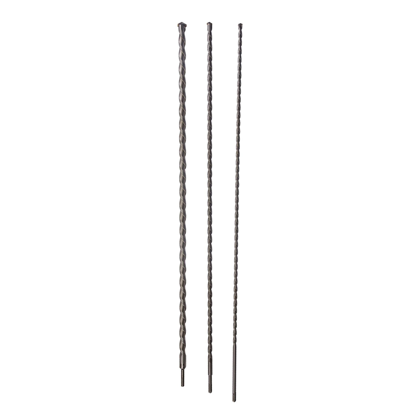 3Pce SDS Plus Masonry Drill & Steel Set 1000 mm Tungsten Carbide Tip