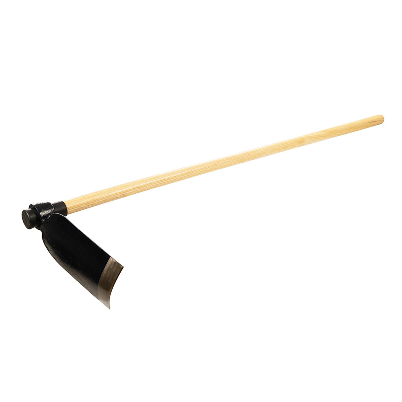 Heavy Duty Solid Steel Forged Steel Head Digging Hoe 1350mm Long Hardwood Handle Soil Garden