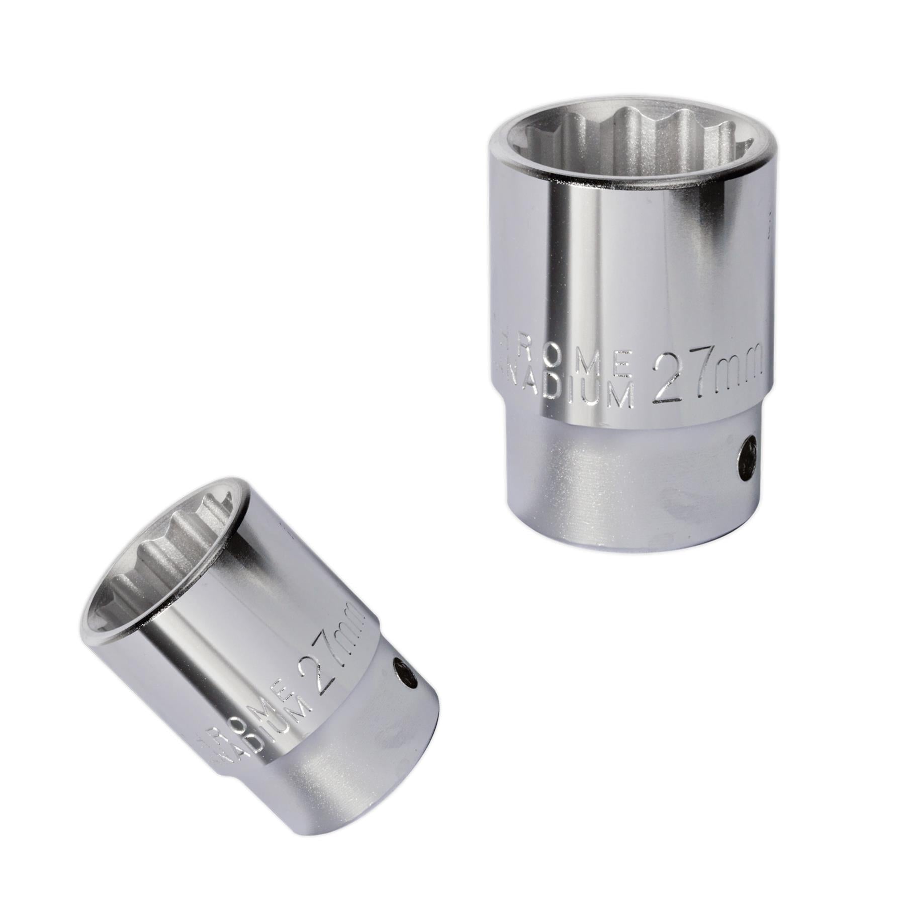 Sealey WallDrive Socket 27mm 3/4"Sq Drive