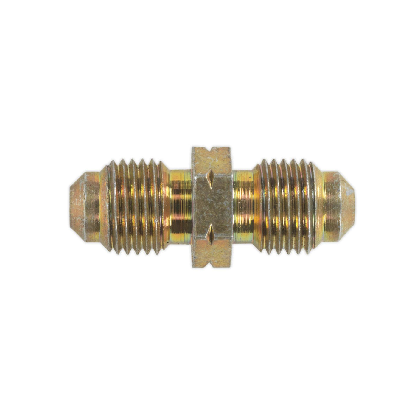 Sealey Brake Tube Connector M10 x 1mm Male to Male Pack of 10