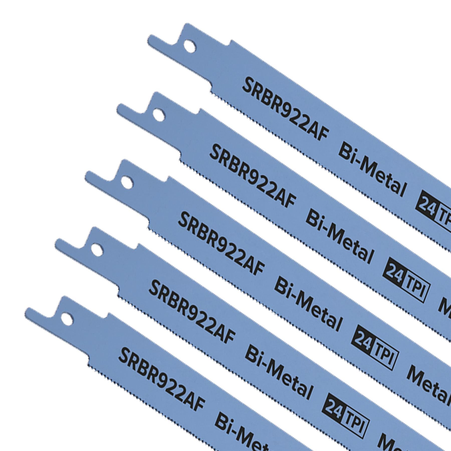 Sealey Reciprocating Saw Blade Metal 230mm 24tpi - Pack of 5