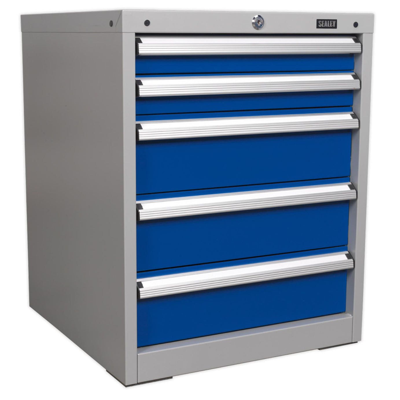 Sealey Cabinet Industrial 5 Drawer with a safety locking catch
