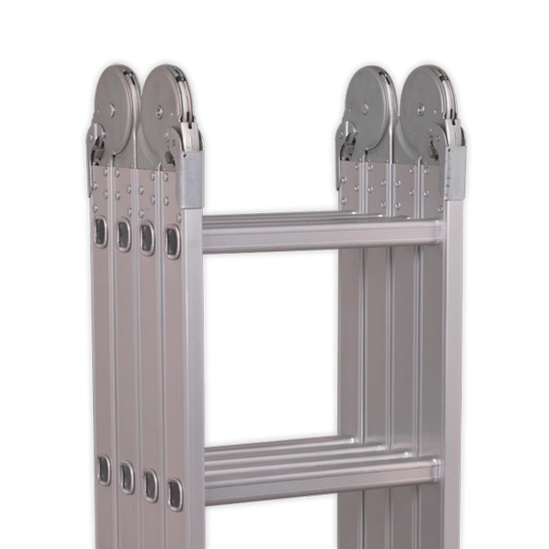 Sealey Aluminium Folding Platform Ladder 4-Way EN 131