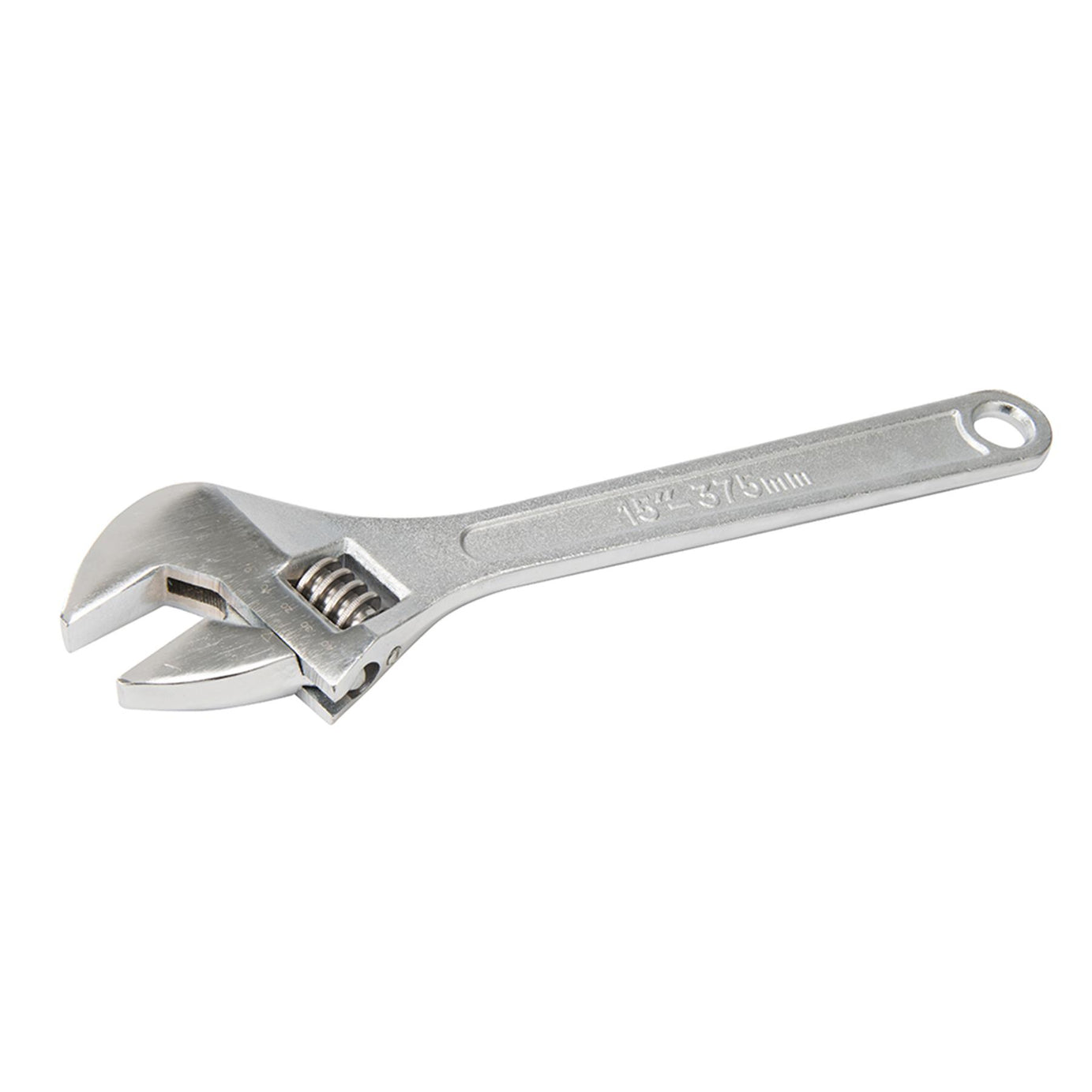Adjustable Wrench 375mm Length - Jaw 41mm Drop-Forged Chrome Plated New