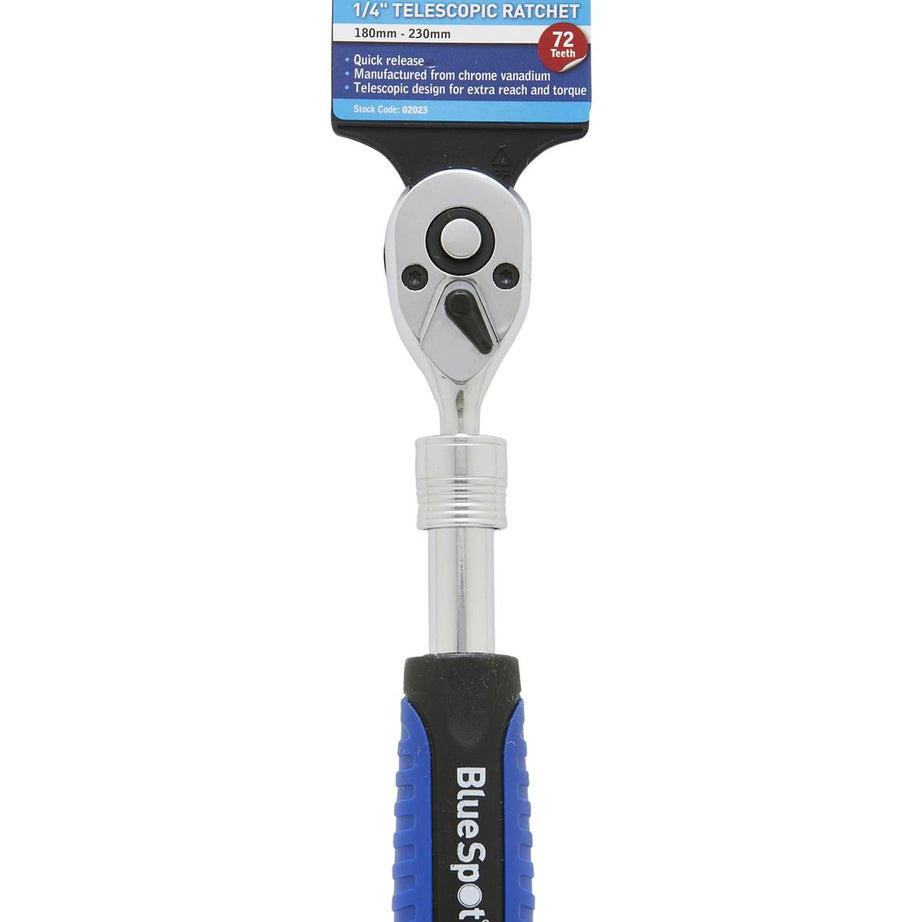 Blue Spot 3/8" Telescopic Ratchet (220mm-320mm) (72 Teeth)