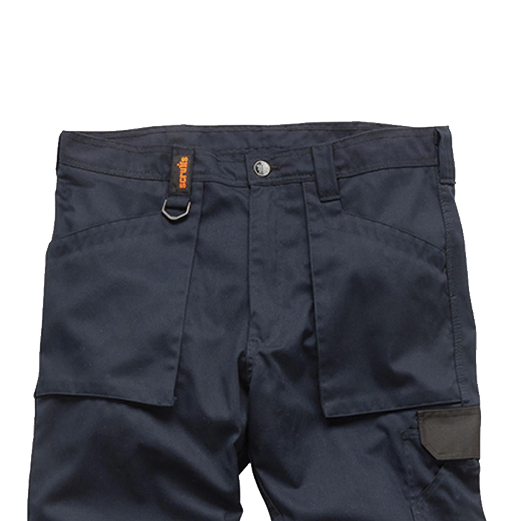 Scruffs Worker Trousers | Trade Hard Wearing Work Trousers NAVY (34S)