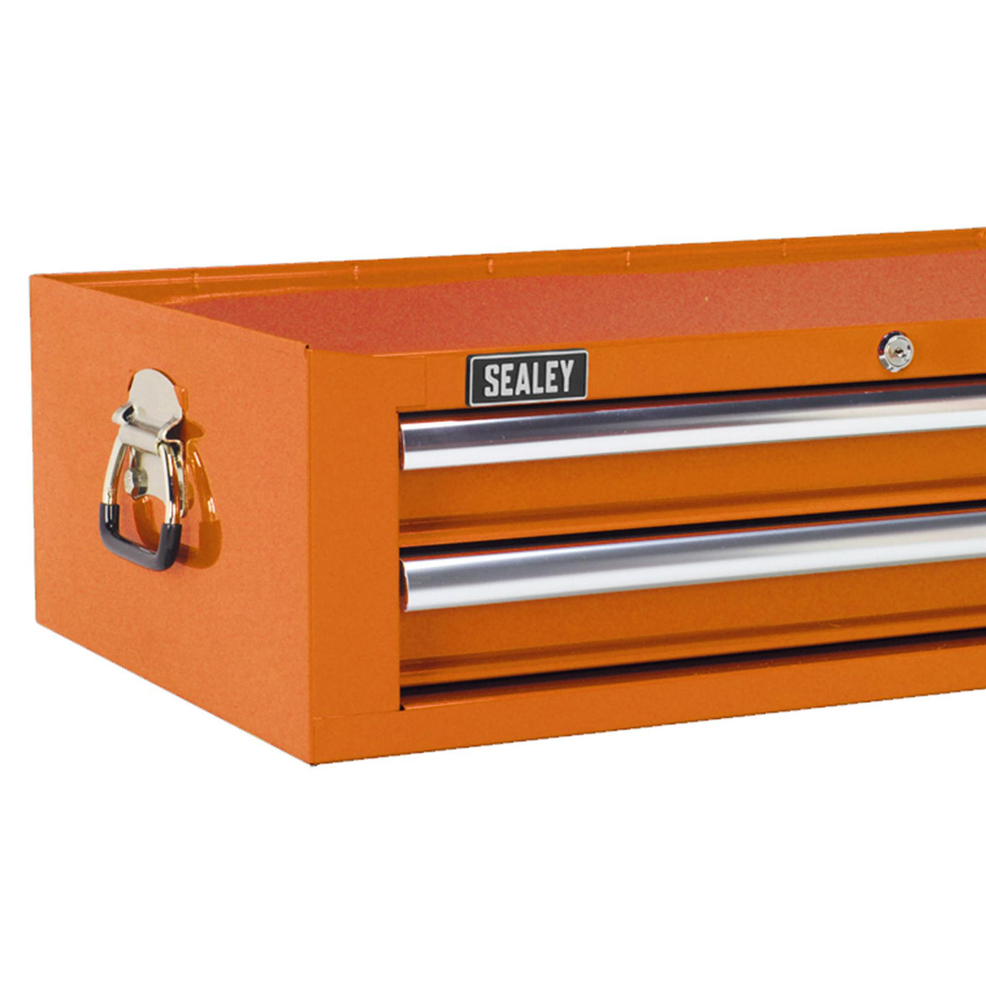 Sealey Mid-Box 2 Drawer with Ball Bearing Slides - Orange