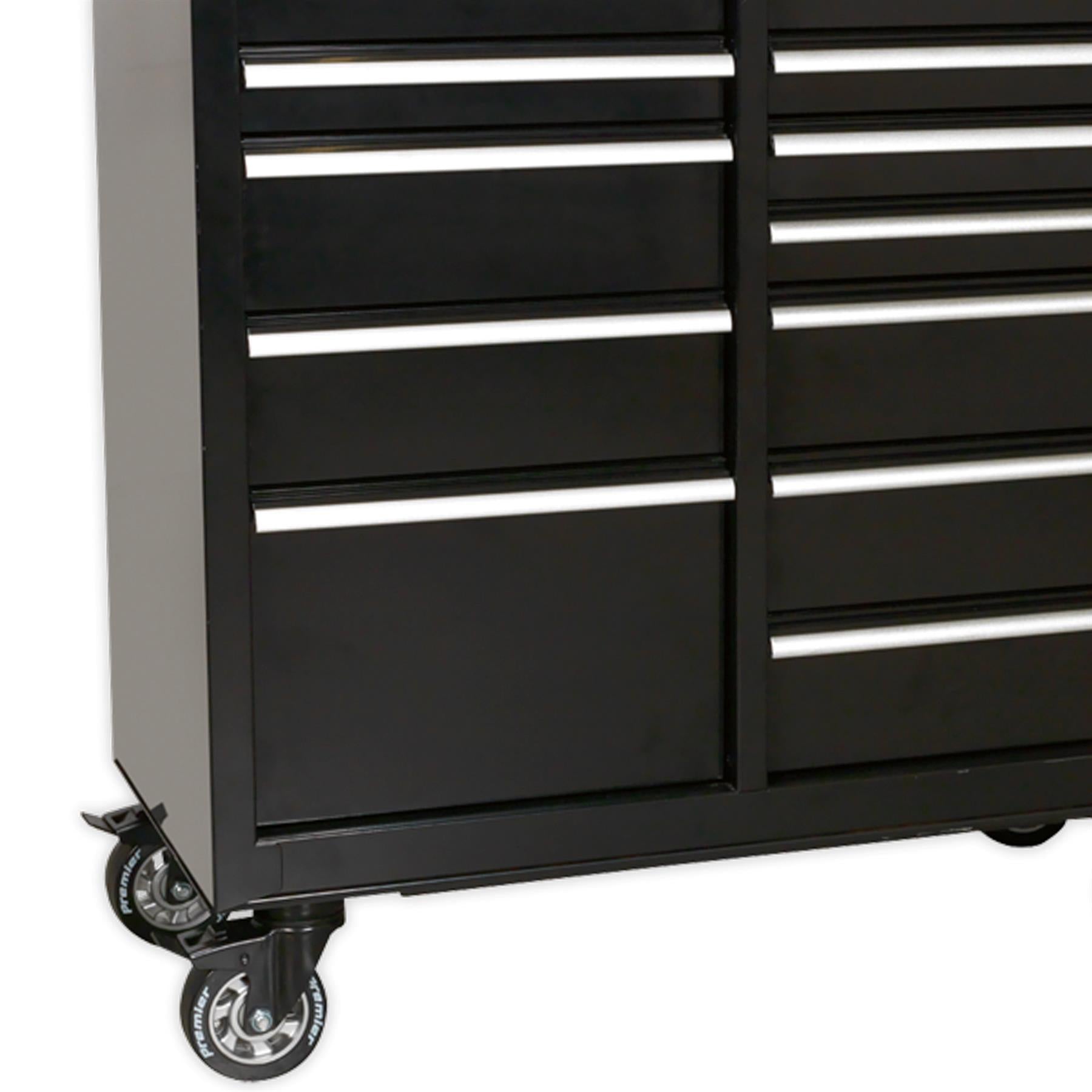 Sealey Rollcab 15 Drawer 1845mm Heavy-Duty Black