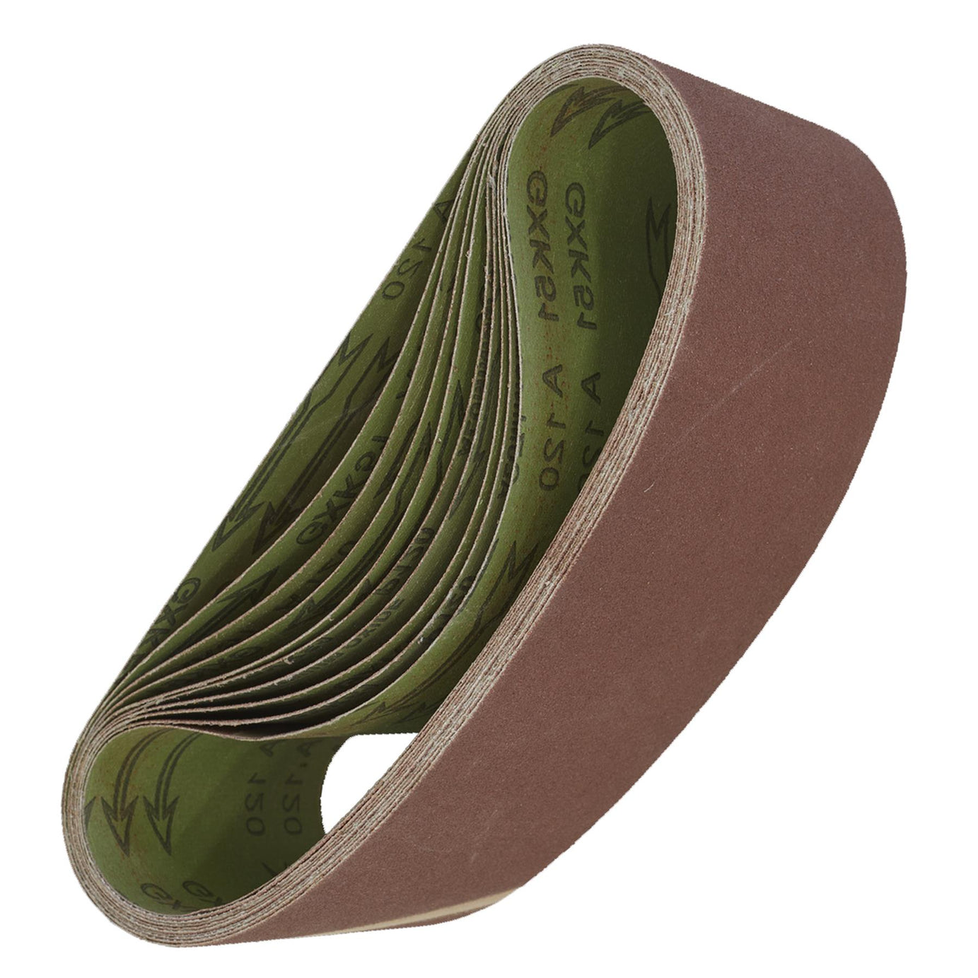 Sanding Belt 100 x 610mm 120 Grit - Pack of 10 - WSB61120 Sealey