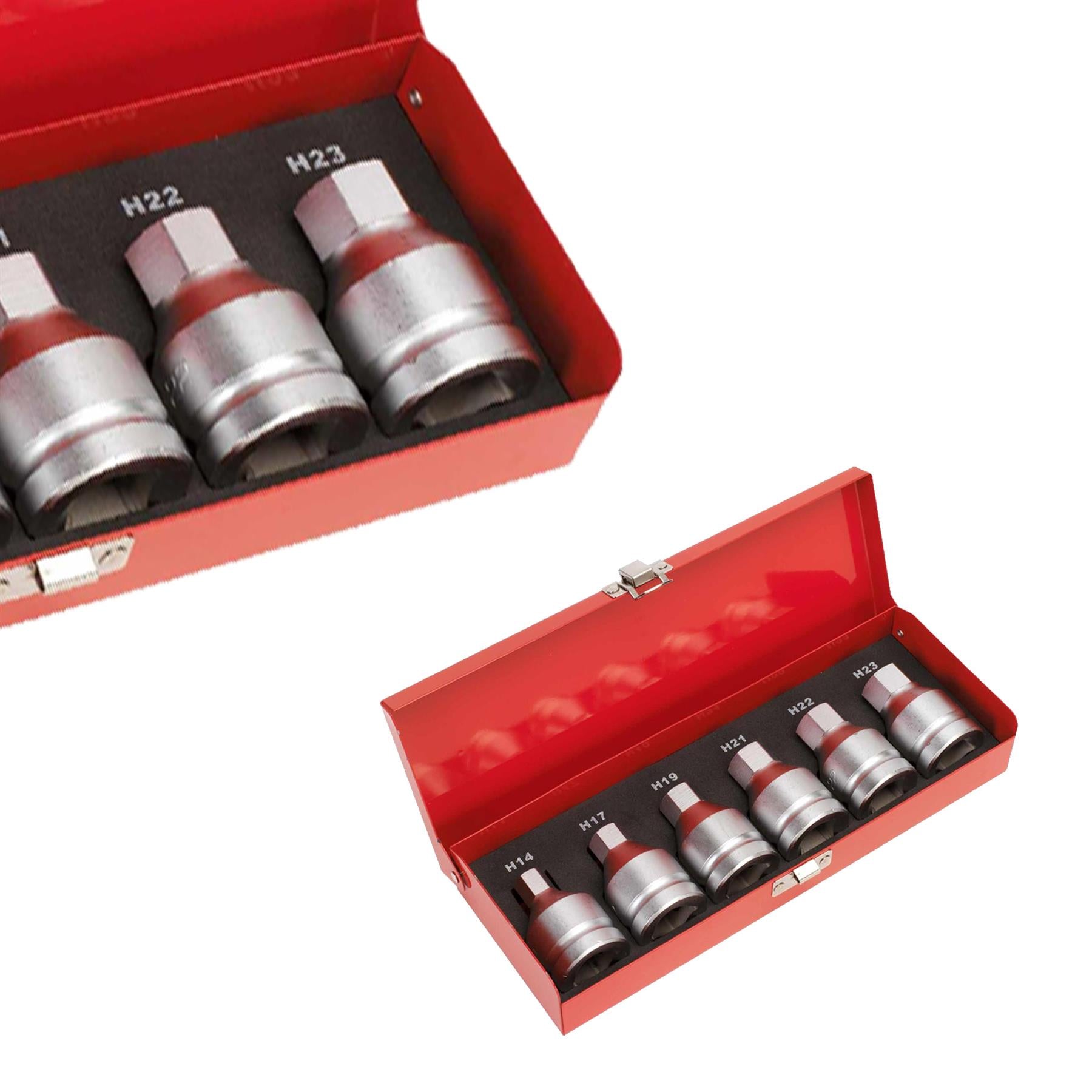 Hex Socket Bit Set 6pc 3/4"Sq Drive. AK6217. Sealey