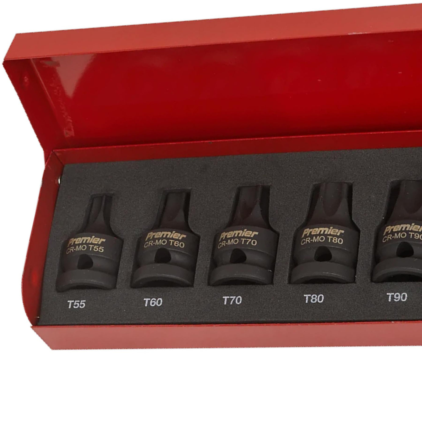 Sealey Impact TRX-Star* Socket Bit Set 6pc 1/2"Sq Drive