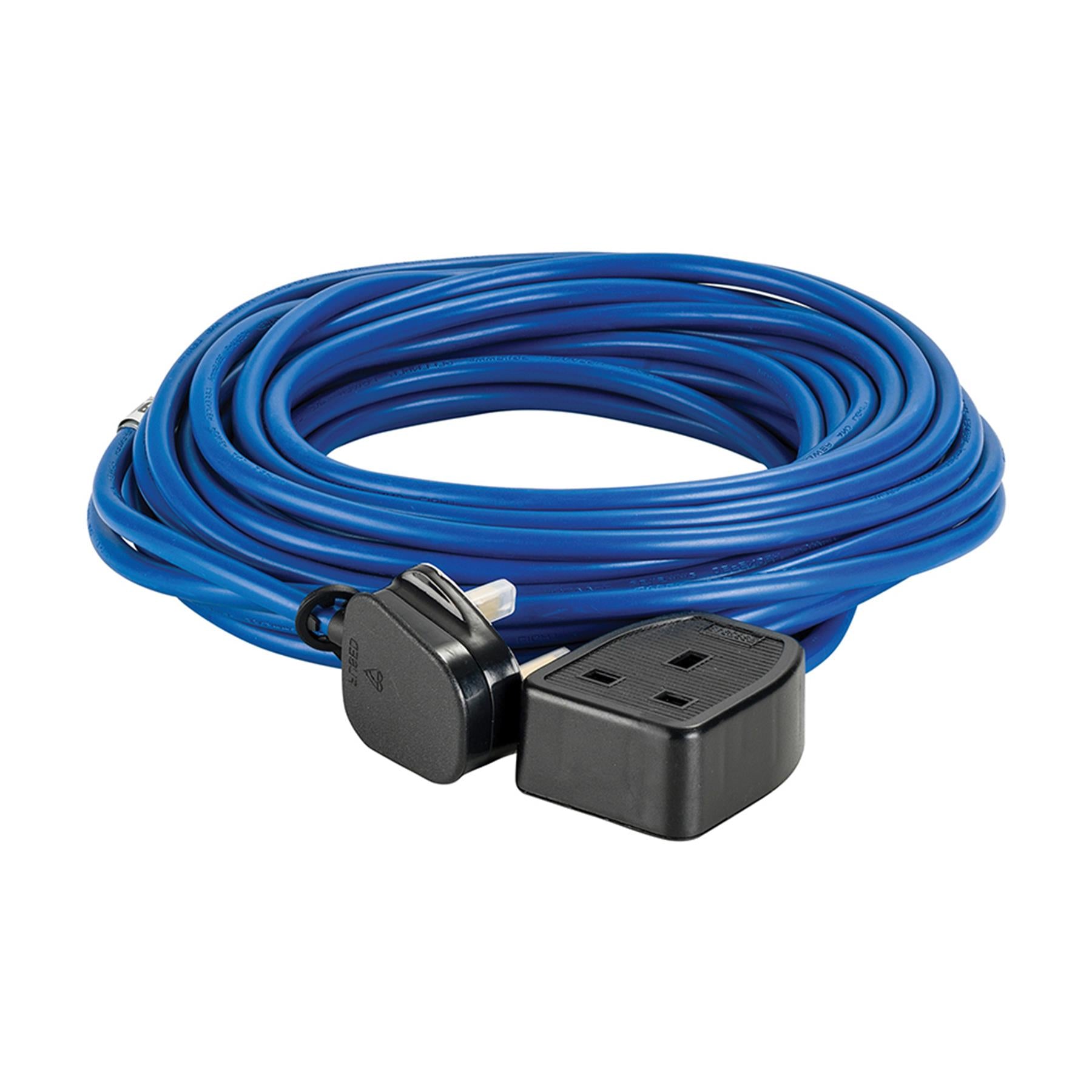 Defender Extension Lead Blue 1.5mm2 13A 14m 230V