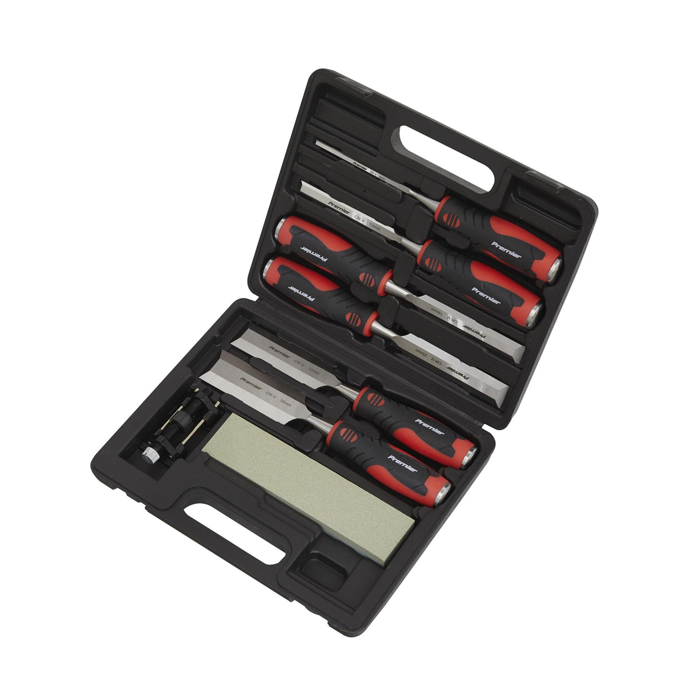 Sealey Hammer-Thru Wood Chisel 8pc Set