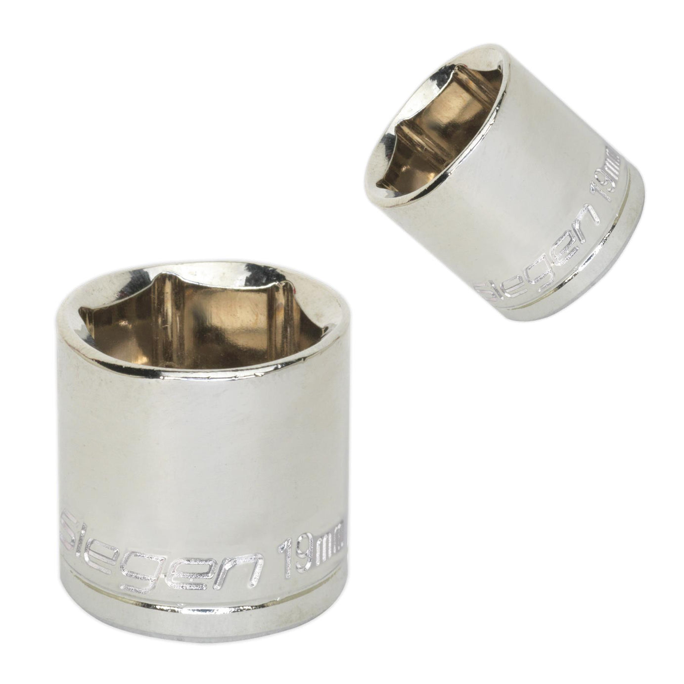 Sealey WallDrive Socket 19mm 3/8"Sq Drive