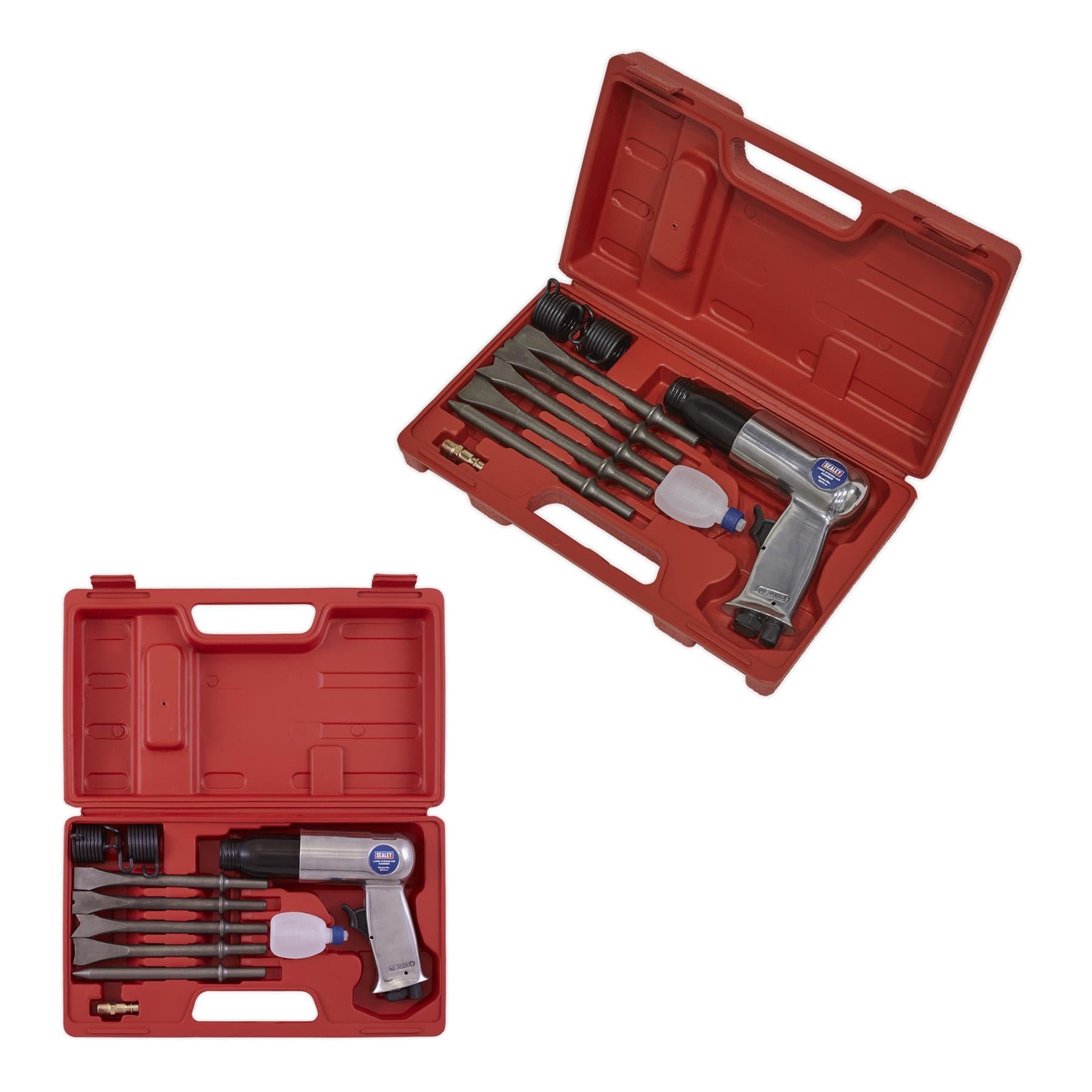 Sealey Air Hammer with Chisels Long Stroke