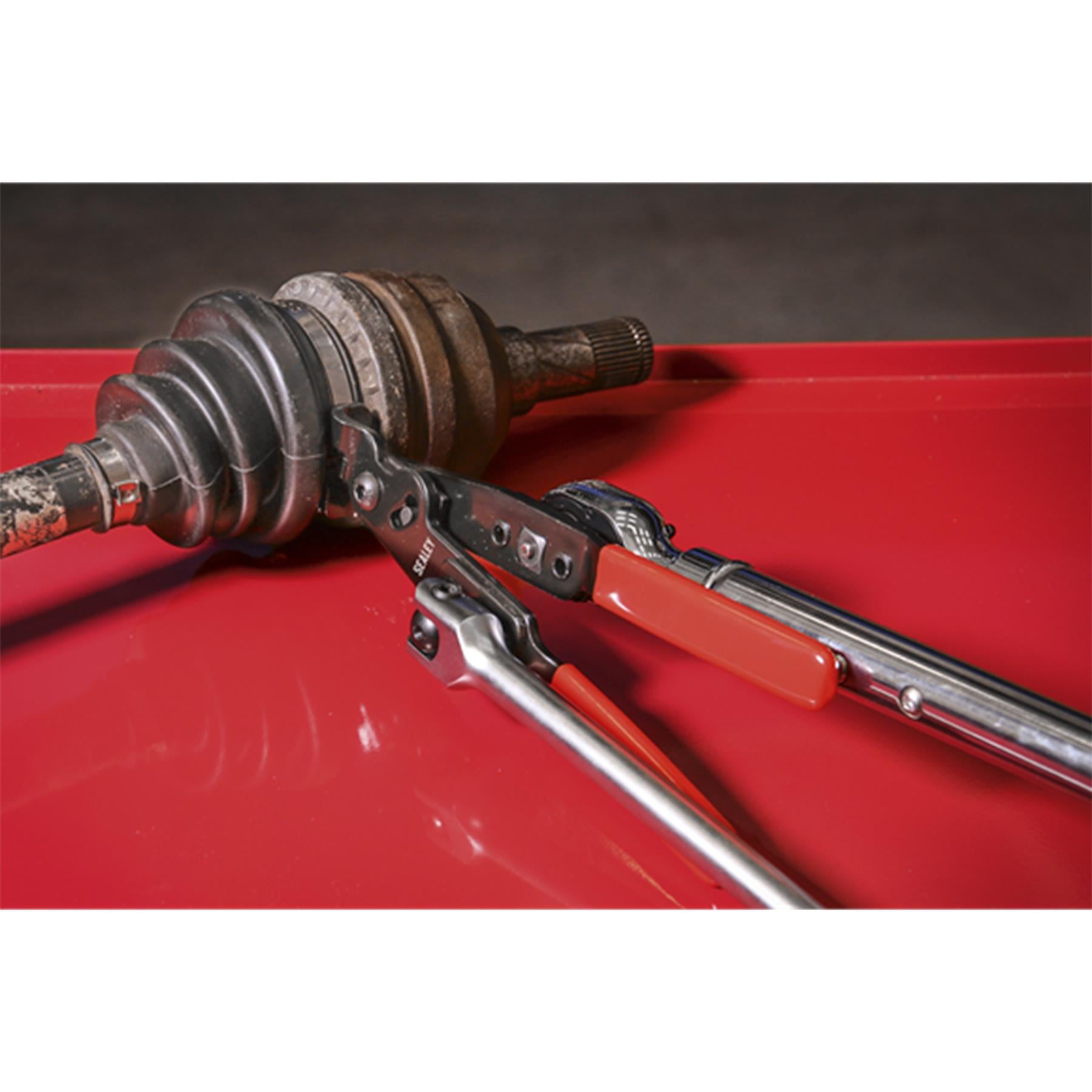 Sealey Ear-Type Clip Pliers - Extra-Heavy-Duty