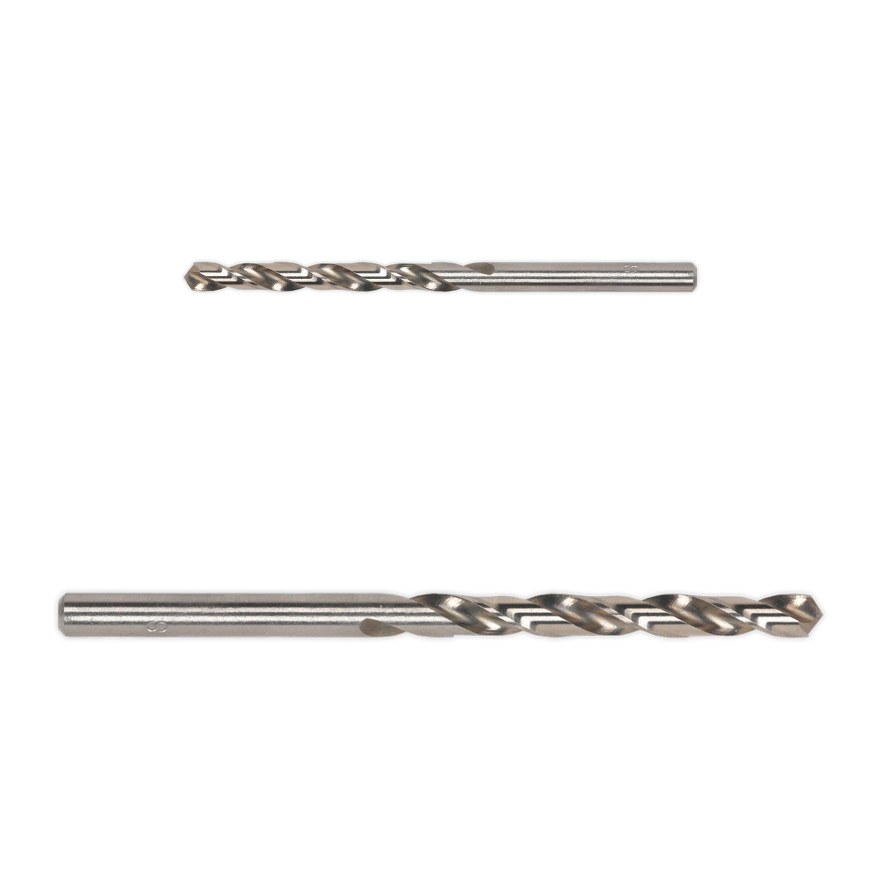 Sealey HSS Fully Ground Drill Bit Ø1/8" Pack of 10