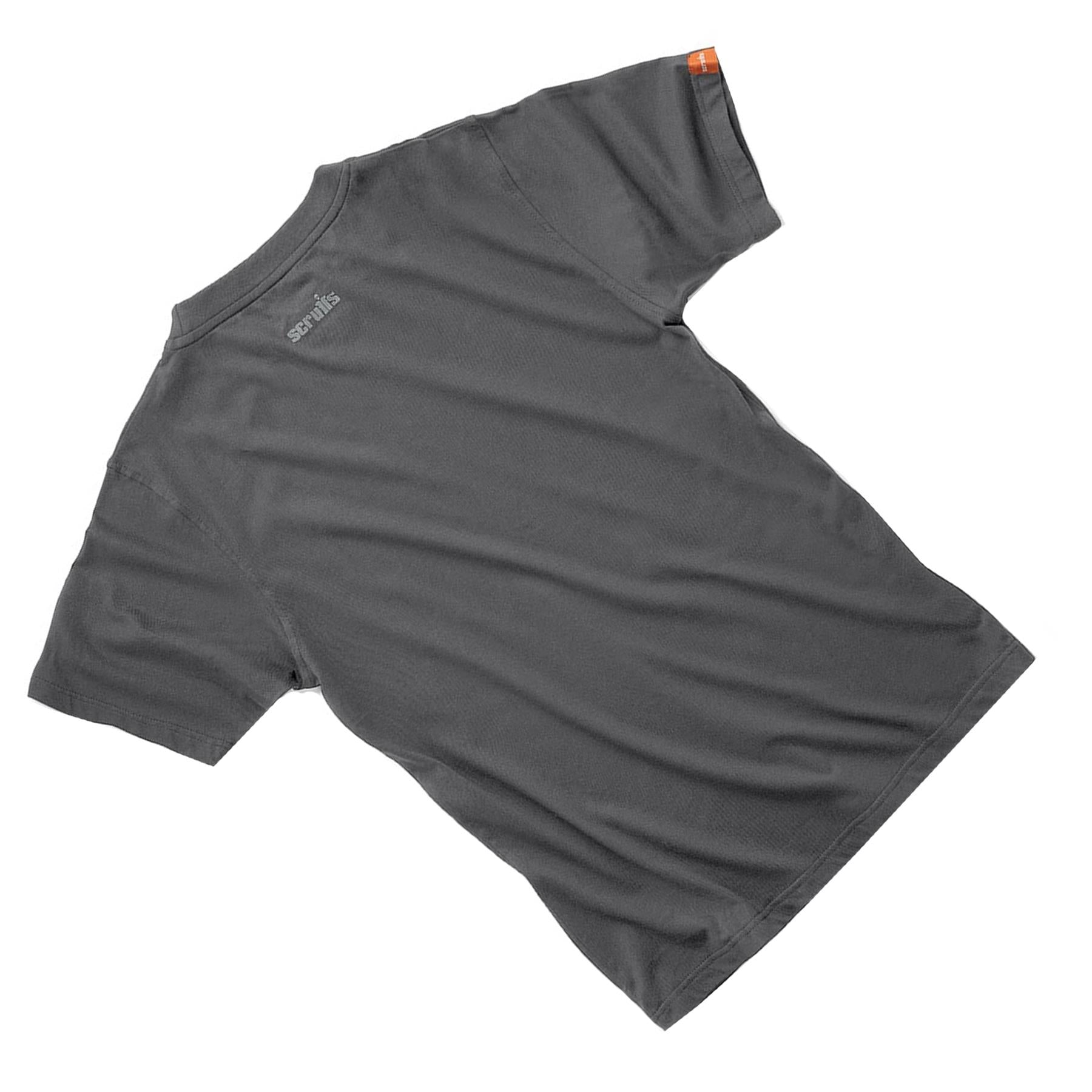 Scruffs Eco Worker T-Shirt Hardwearing Work Shirt Graphite L